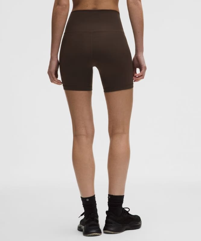lululemon Wunder Train No Line High-Rise Short 6" - Walnut Crunch