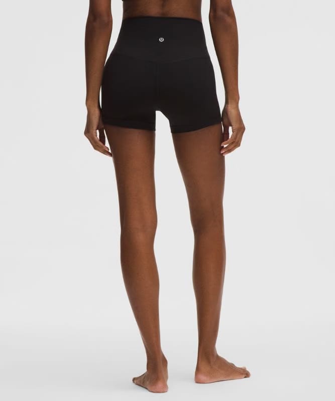lululemon Align No Line™ High-Rise Short 4" - Black