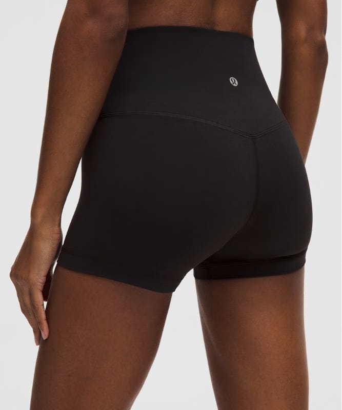 lululemon Align No Line™ High-Rise Short 4" - Black