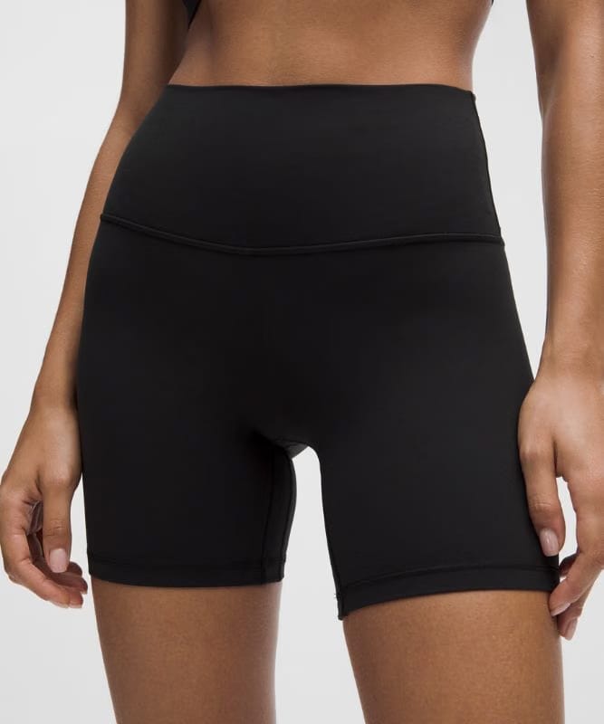 lululemon Align No Line™ High-Rise Short 6" - Black
