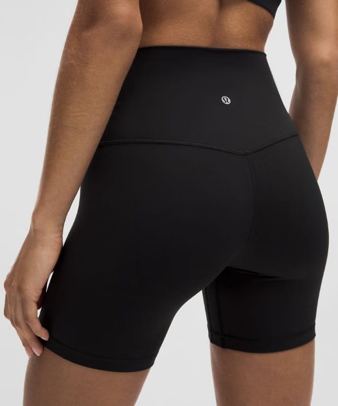 lululemon Align No Line™ High-Rise Short 6" - Black