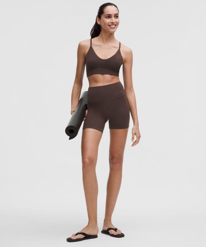 lululemon Align No Line™ High-Rise Short 6" - Espresso
