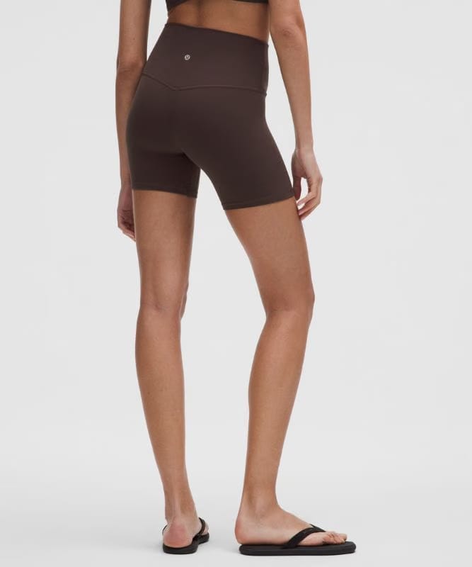 lululemon Align No Line™ High-Rise Short 6" - Espresso