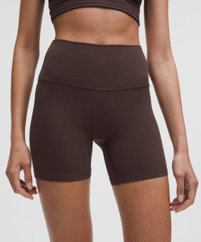 lululemon Align No Line™ High-Rise Short 6" - Espresso