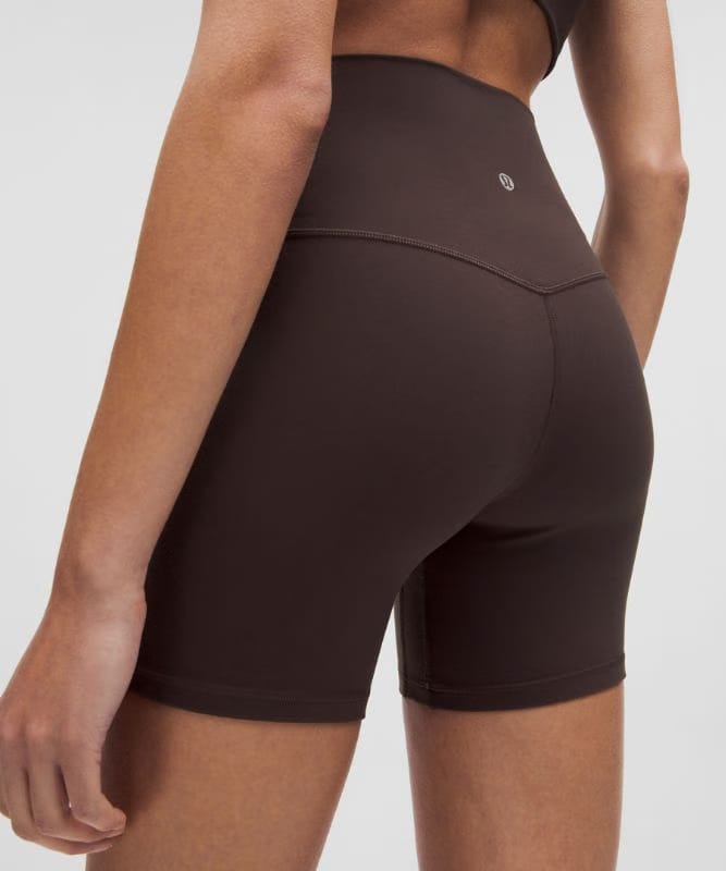 lululemon Align No Line™ High-Rise Short 6" - Espresso
