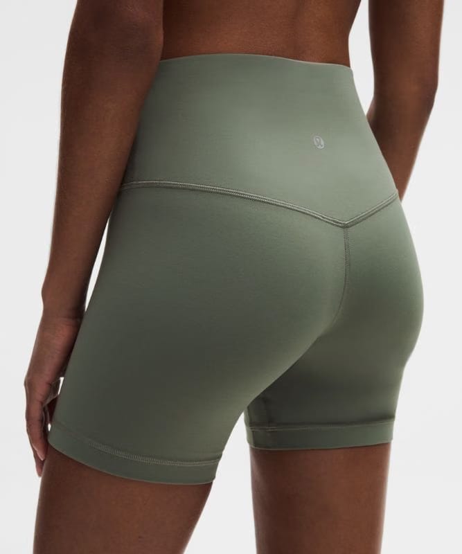 lululemon Align No Line™ High-Rise Short 6" - Willow Leaf