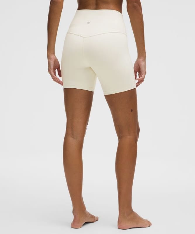 lululemon Align™ High-Rise Short 6" - Light Ivory
