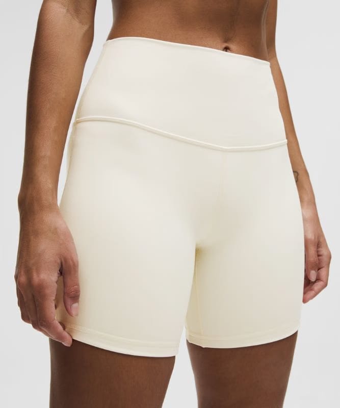 lululemon Align™ High-Rise Short 6" - Light Ivory
