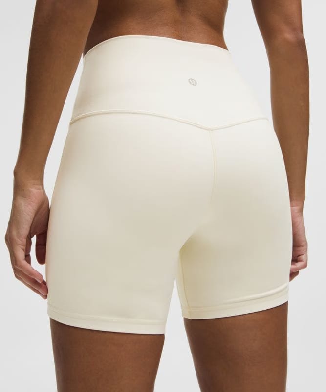 lululemon Align™ High-Rise Short 6" - Light Ivory