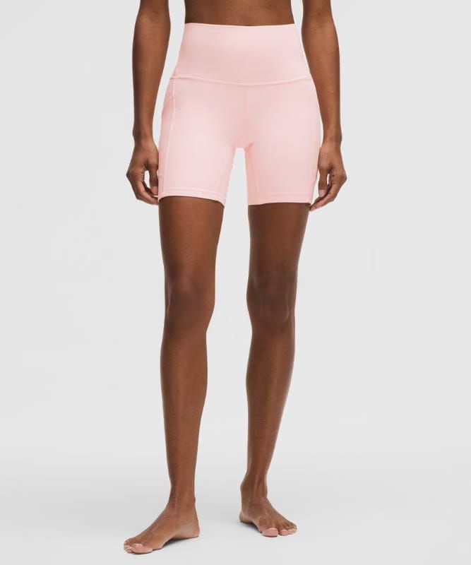 lululemon Align™ High-Rise Short with Pockets 6" - Pink Pearl