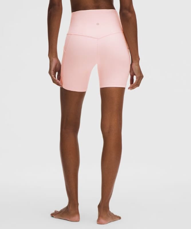 lululemon Align™ High-Rise Short with Pockets 6" - Pink Pearl