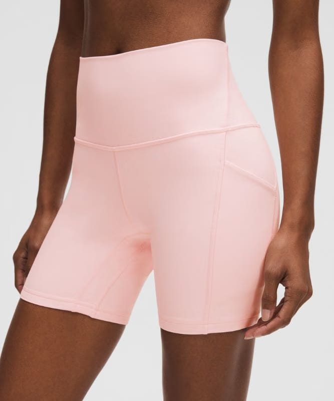 lululemon Align™ High-Rise Short with Pockets 6" - Pink Pearl
