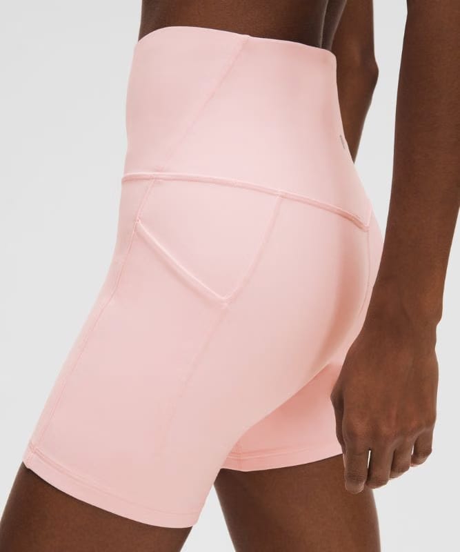 lululemon Align™ High-Rise Short with Pockets 6" - Pink Pearl