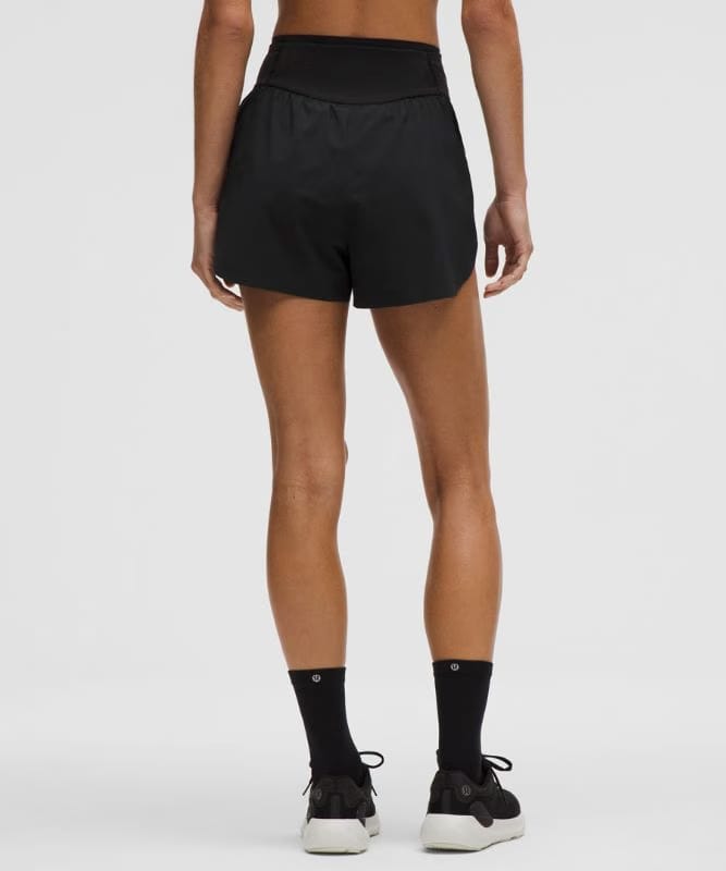 lululemon Go Further Super-High-Rise Split Short 3" - Black