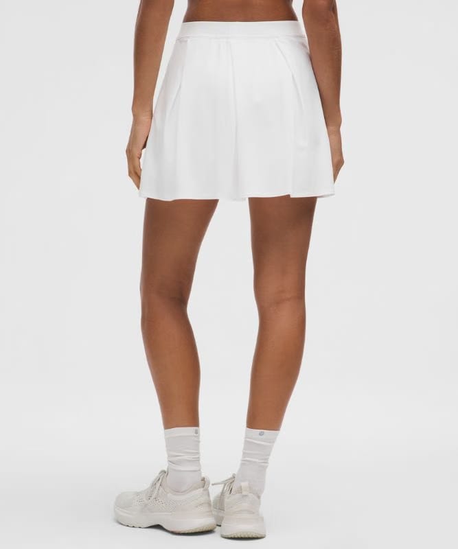 lululemon Angled-Pleat High-Rise Tennis Skirt - White