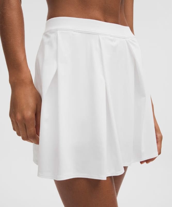 lululemon Angled-Pleat High-Rise Tennis Skirt - White