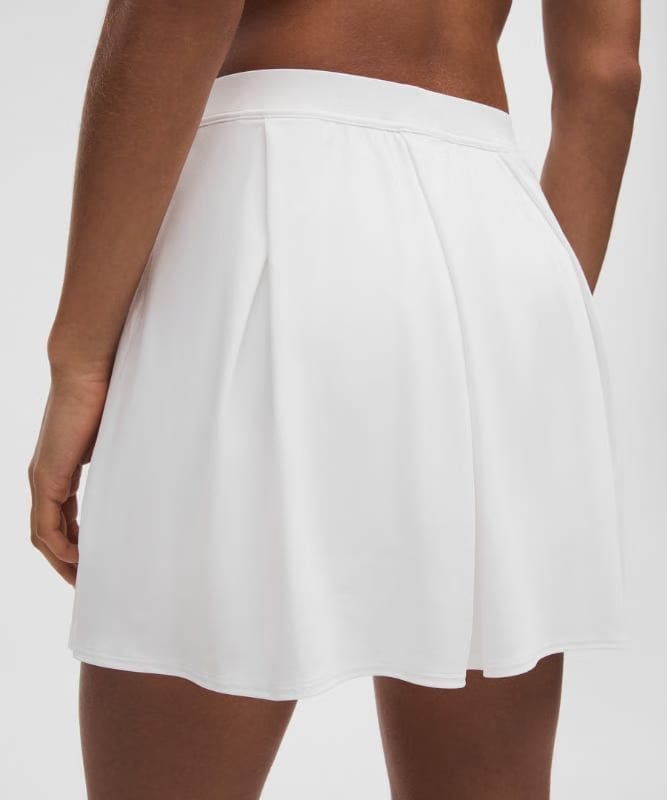 lululemon Angled-Pleat High-Rise Tennis Skirt - White