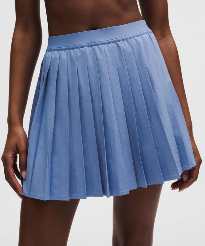 lululemon High-Rise Pleated Tennis Skirt *Long - Canteen Green
