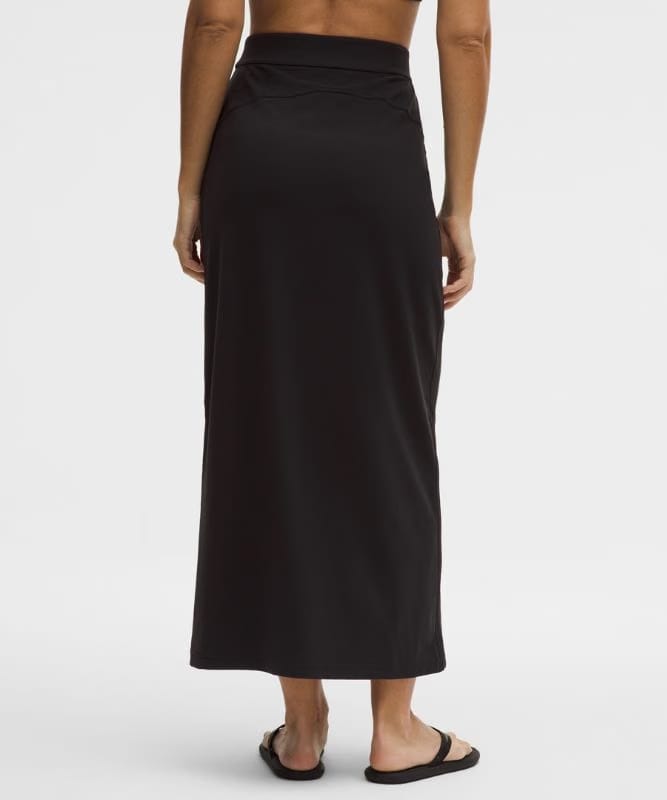 lululemon Nulu Dual-Cinch High-Rise Maxi Skirt - Black