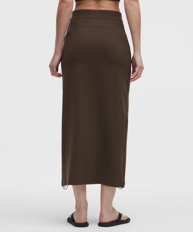 lululemon Nulu Dual-Cinch High-Rise Maxi Skirt - Black
