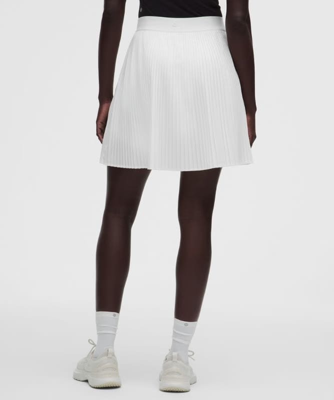 lululemon Pleated High-Rise Knee-Length Tennis Skirt - Black