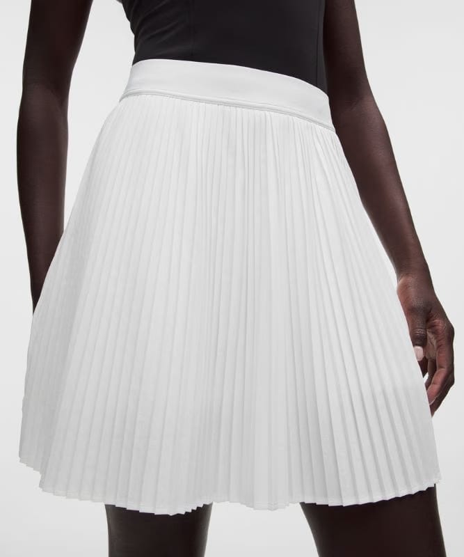 lululemon Pleated High-Rise Knee-Length Tennis Skirt - Black