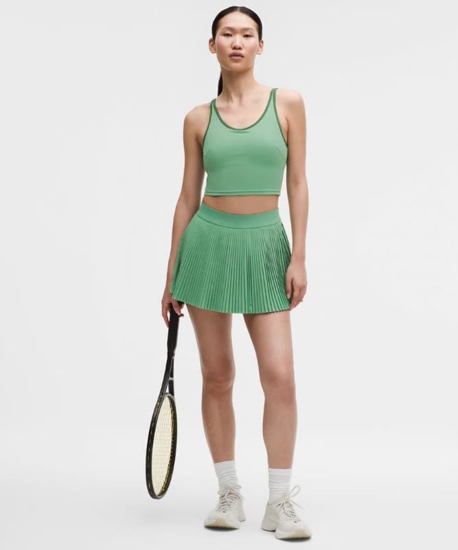 lululemon RePleat High-Rise Tennis Skirt - Canteen Green