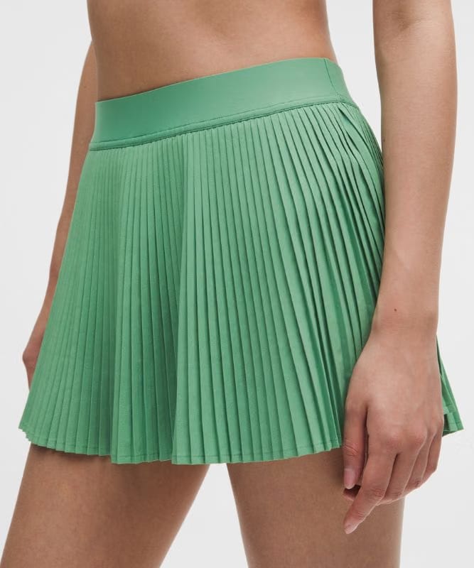 lululemon RePleat High-Rise Tennis Skirt - Canteen Green