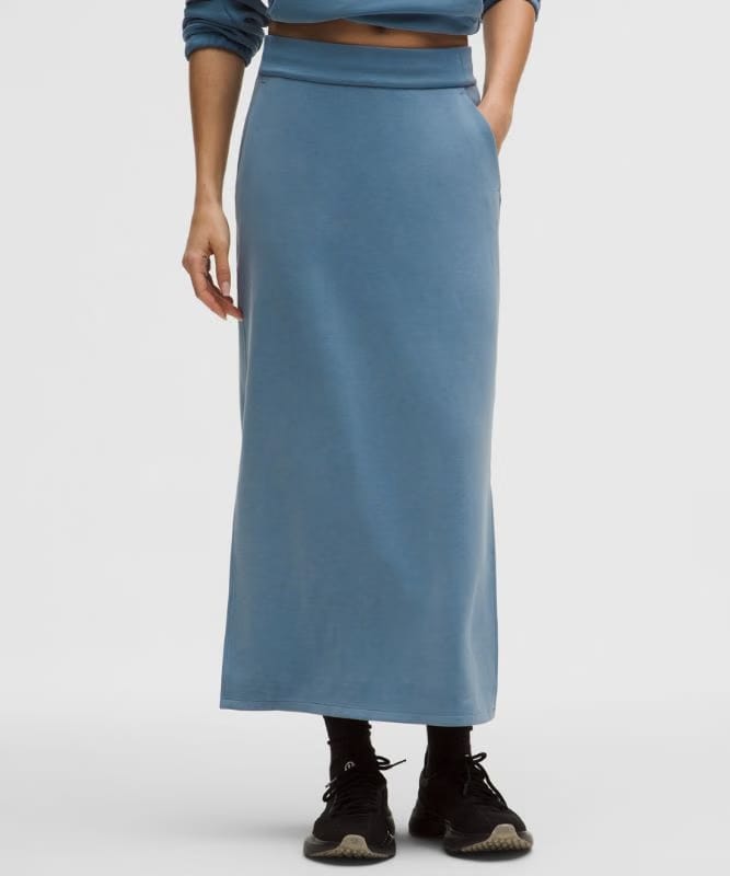 lululemon Softstreme Pull-On High-Rise Maxi Skirt - Steel Blue