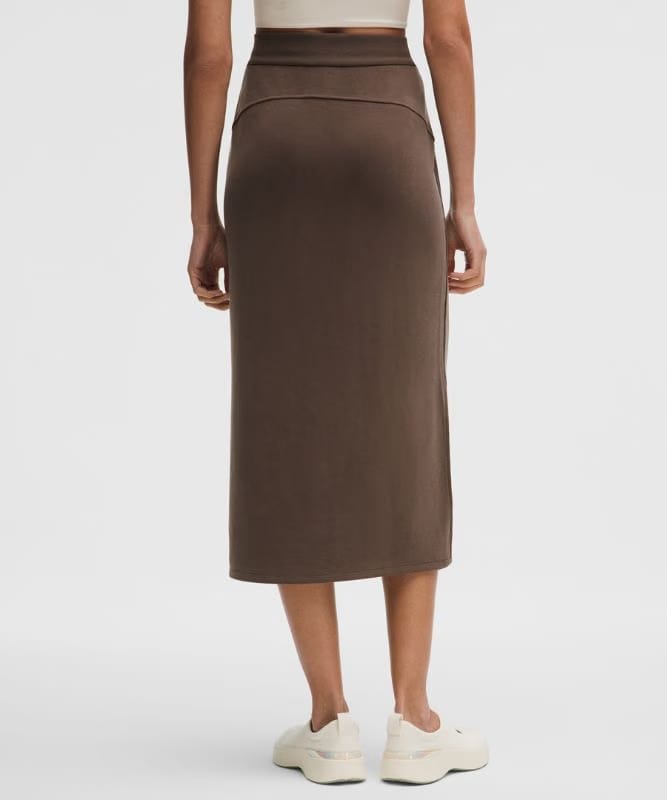 lululemon Softstreme Pull-On High-Rise Maxi Skirt - Walnut Crunch