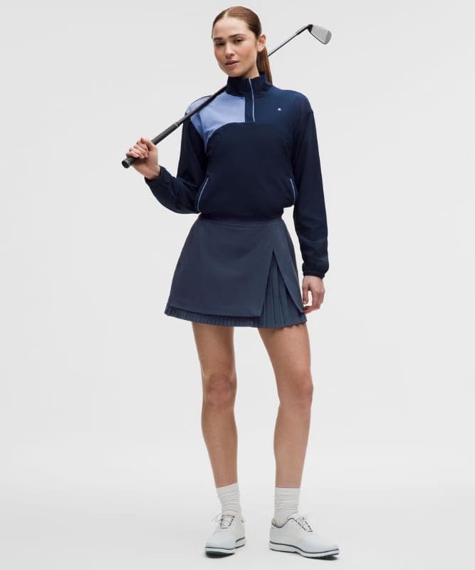 lululemon Water-Repellent Pleated High-Rise Golf Skirt - Club Blue