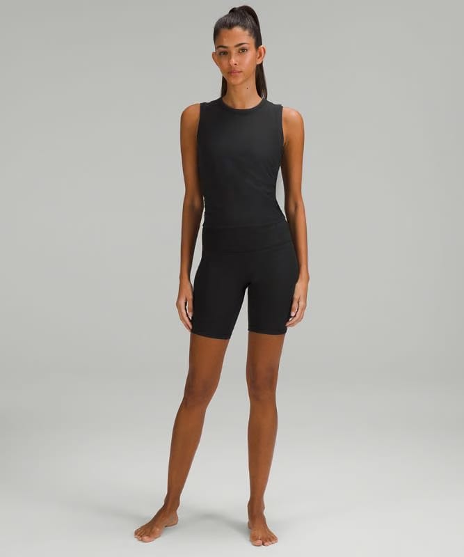lululemon All It Takes Ribbed Nulu Tank Top - Black