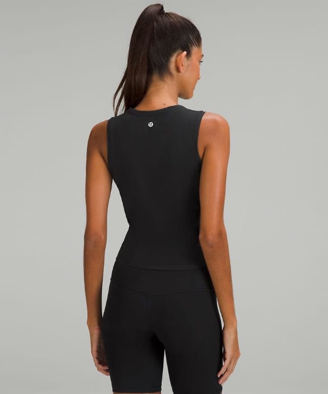 lululemon All It Takes Ribbed Nulu Tank Top - Black