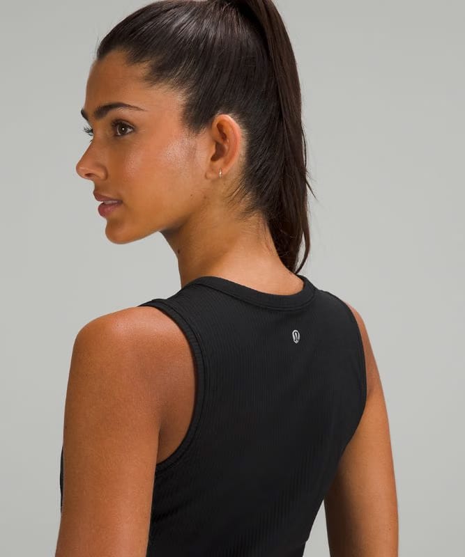 lululemon All It Takes Ribbed Nulu Tank Top - Black