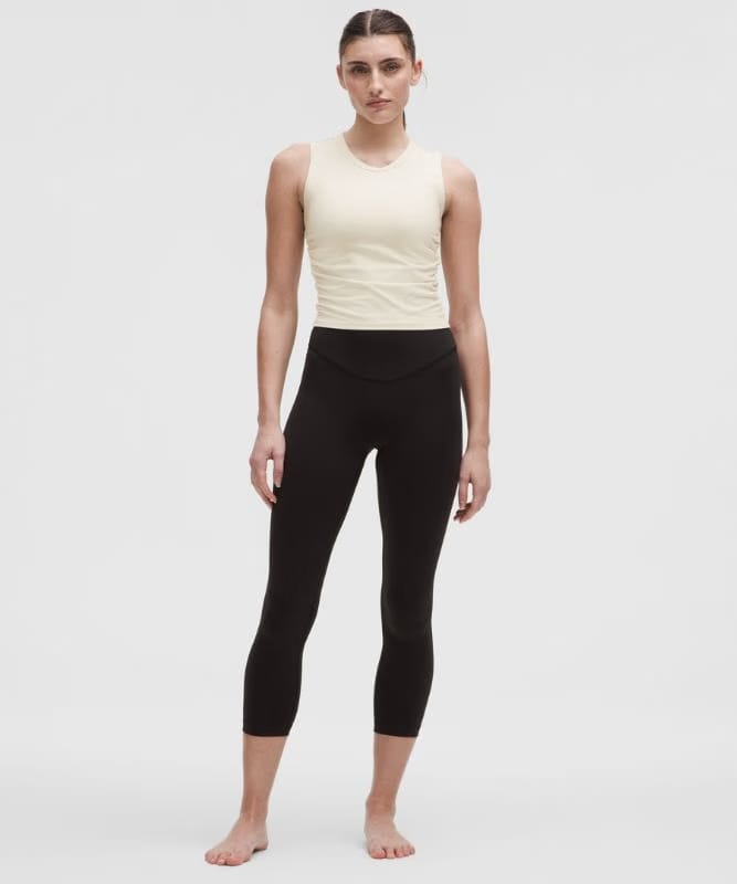 lululemon All It Takes Ribbed Nulu Tank Top - Light Ivory