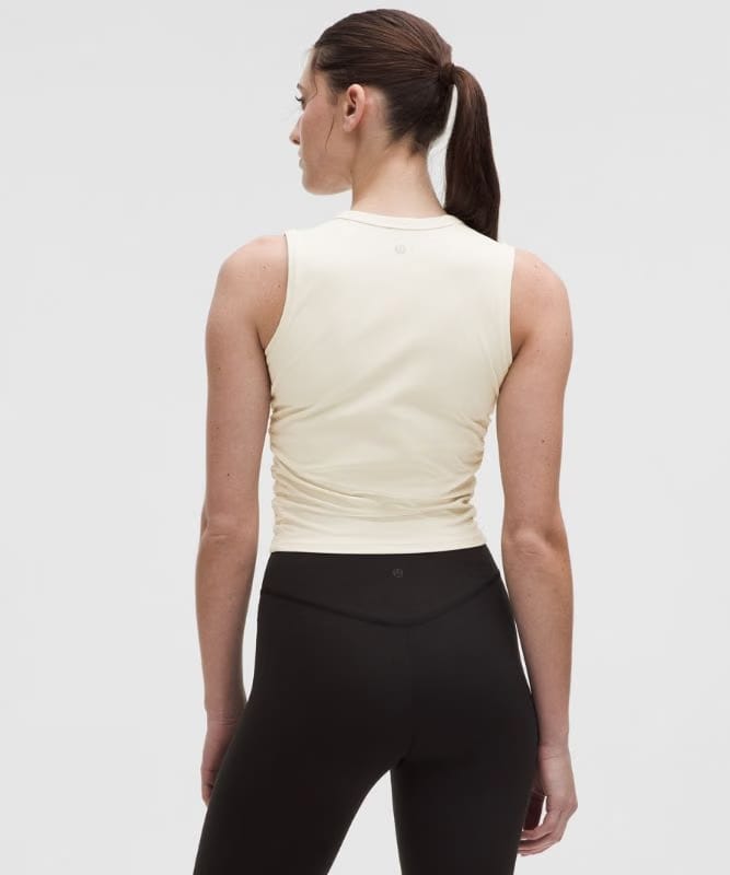 lululemon All It Takes Ribbed Nulu Tank Top - Light Ivory