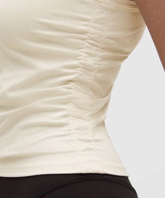 lululemon All It Takes Ribbed Nulu Tank Top - Light Ivory