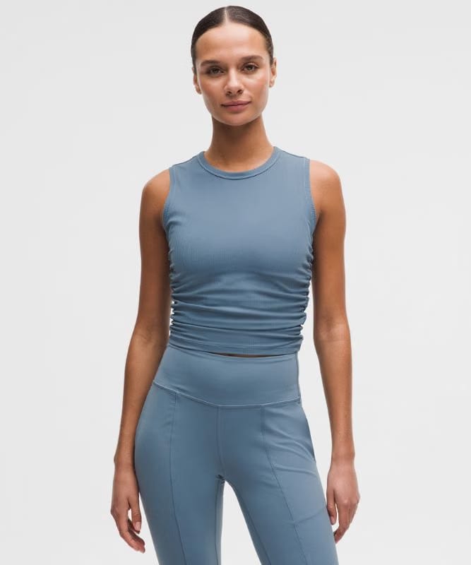 lululemon All It Takes Ribbed Nulu Tank Top - Steel Blue