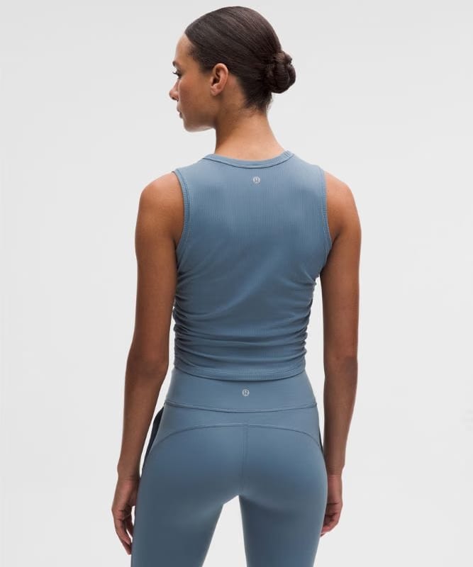 lululemon All It Takes Ribbed Nulu Tank Top - Steel Blue