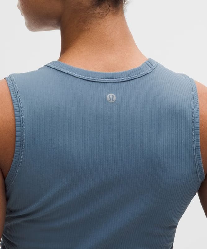 lululemon All It Takes Ribbed Nulu Tank Top - Steel Blue