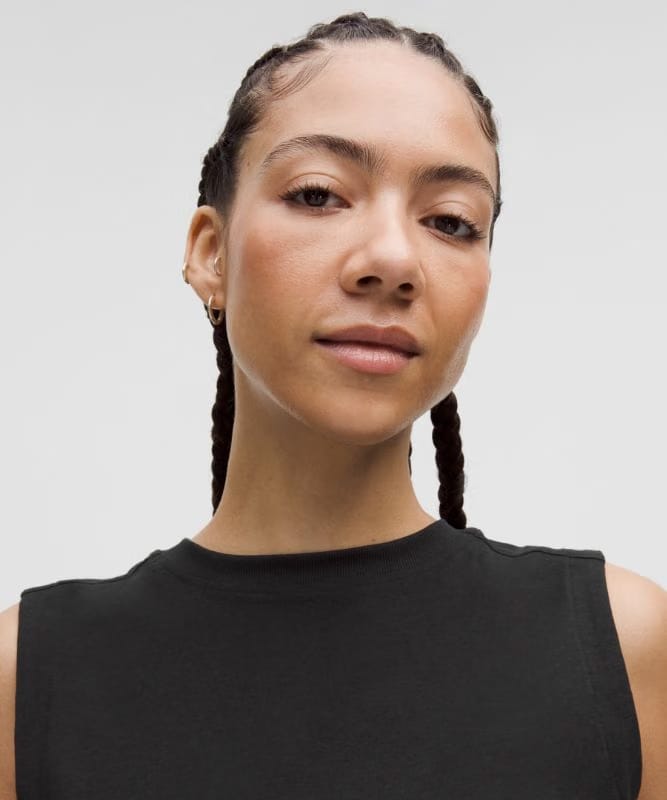 lululemon All Yours Organic Cotton Tank Top - Black