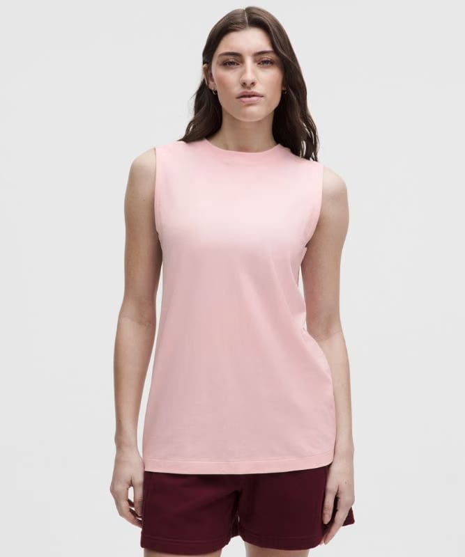 lululemon All Yours Organic Cotton Tank Top - Pink Pearl