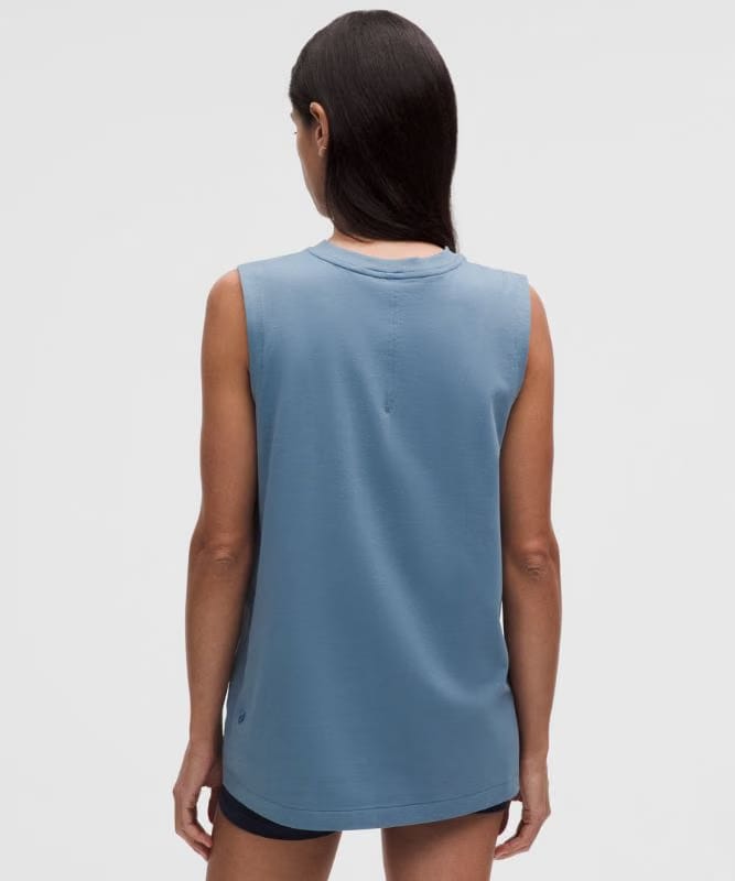 lululemon All Yours Organic Cotton Tank Top - Steel Blue