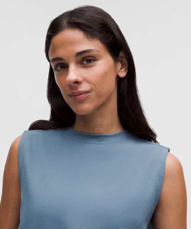 lululemon All Yours Organic Cotton Tank Top - Steel Blue