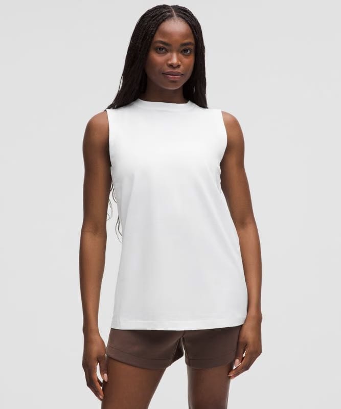 lululemon All Yours Organic Cotton Tank Top - White