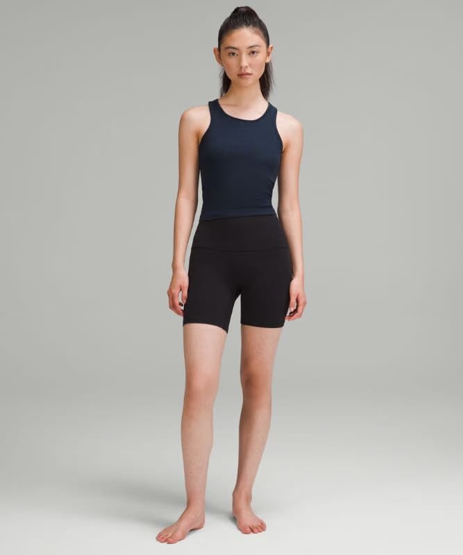 lululemon Ebb to Street Cropped Racerback Tank Top *Light Support, B/C Cup - Foam Cloud