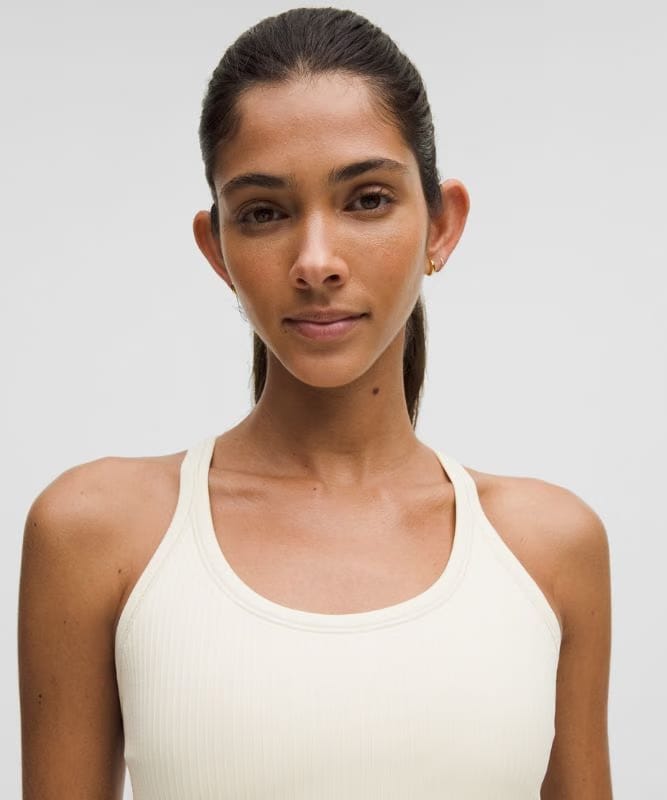 lululemon Ebb to Street Tank Top *Light Support, B/C Cup - Light Ivory