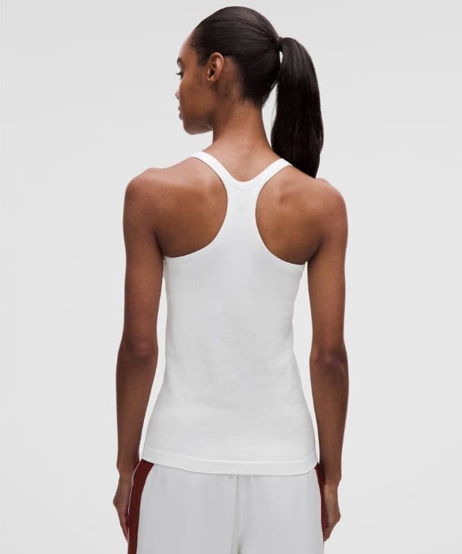 lululemon Ebb to Street Tank Top *Light Support, B/C Cup - White