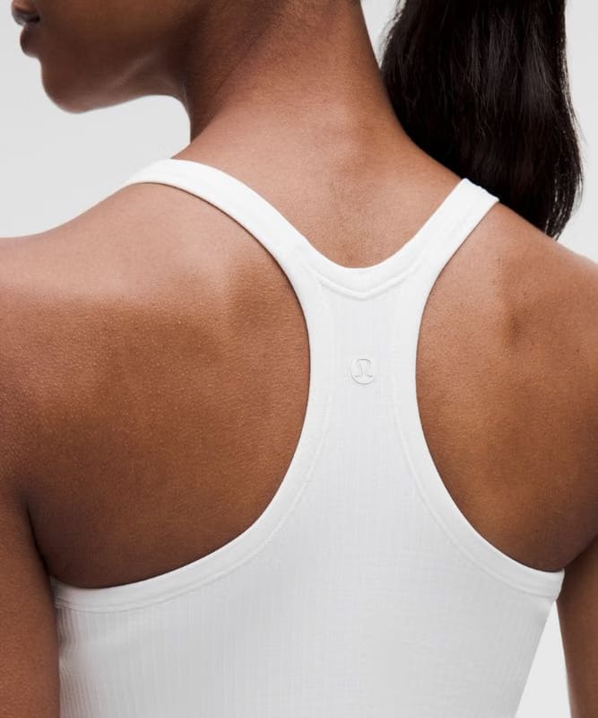 lululemon Ebb to Street Tank Top *Light Support, B/C Cup - White
