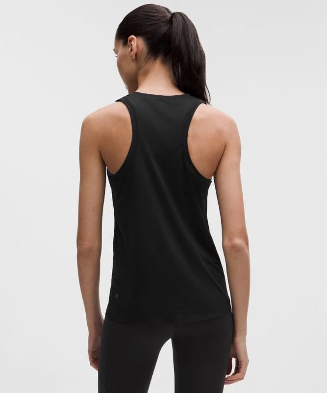 lululemon Fast and Free Singlet *Perforated Stripe - Black